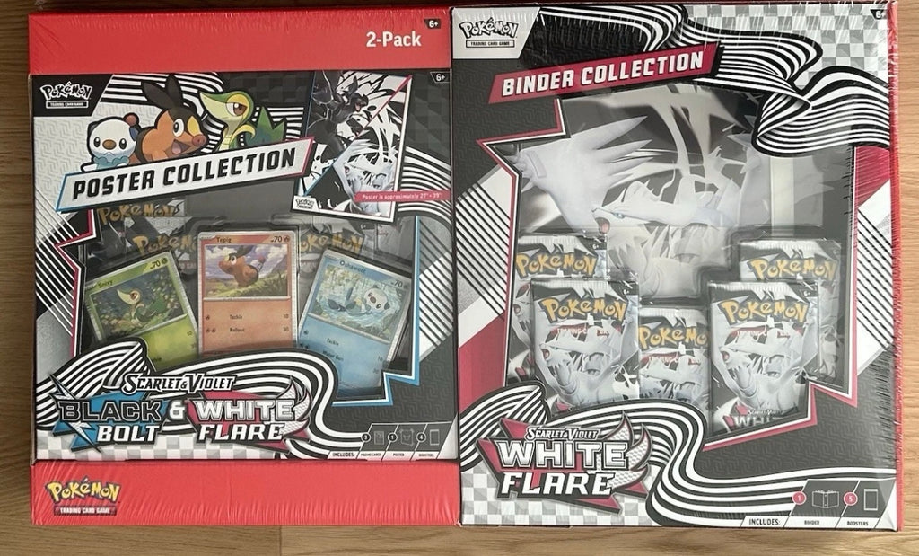 Black Bolt Binder + Poster Collection- Sam's club bundle OR White Flare Binder + Poster Collection.